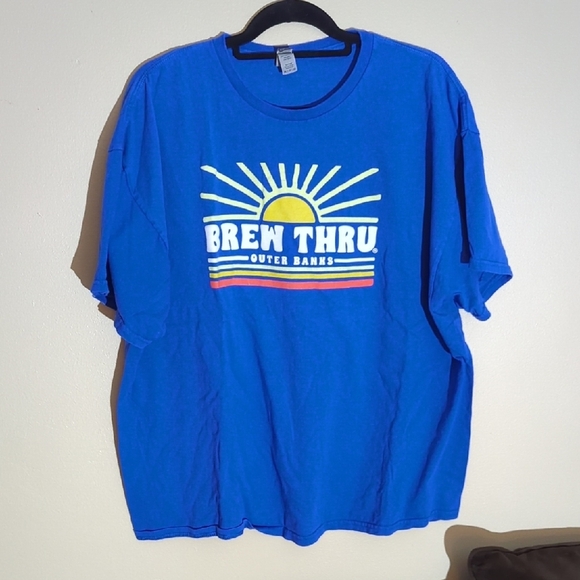 Gildan Blue Short Sleeve Tee - Picture 2 of 6
